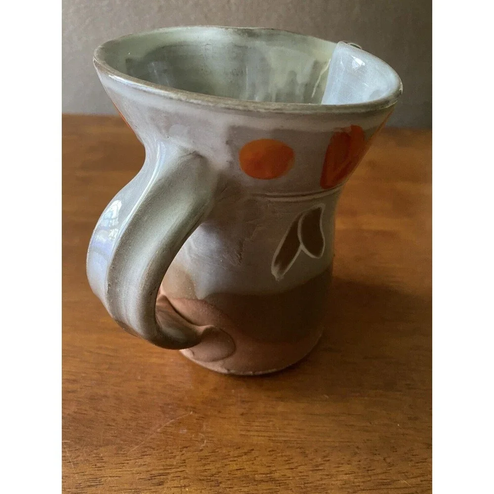 Studio Art  5” Clay Pottery Pitcher / Vase - Signed